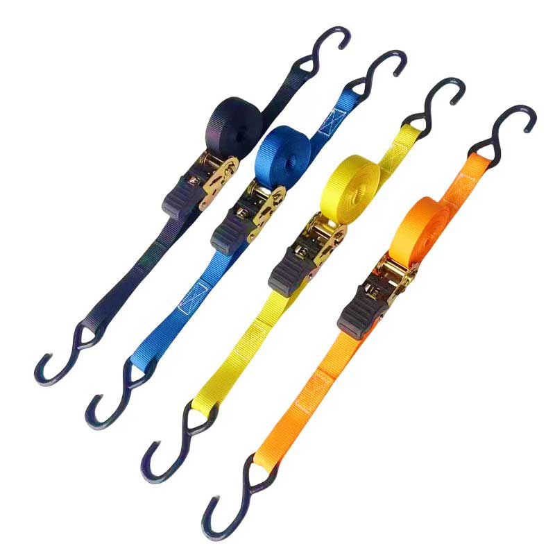 1 X 15' Dây đeo ngón tay cái nhiều màu có móc chữ S phủ nhựa Vinyl