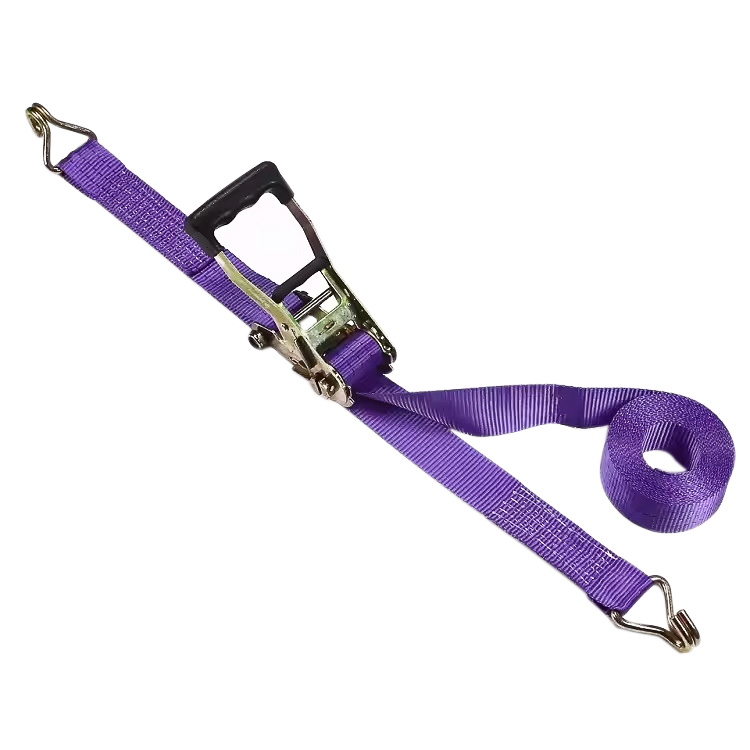 Tay cầm cao su ngón tay màu tím 38mm 3T Dây đeo Ratchet