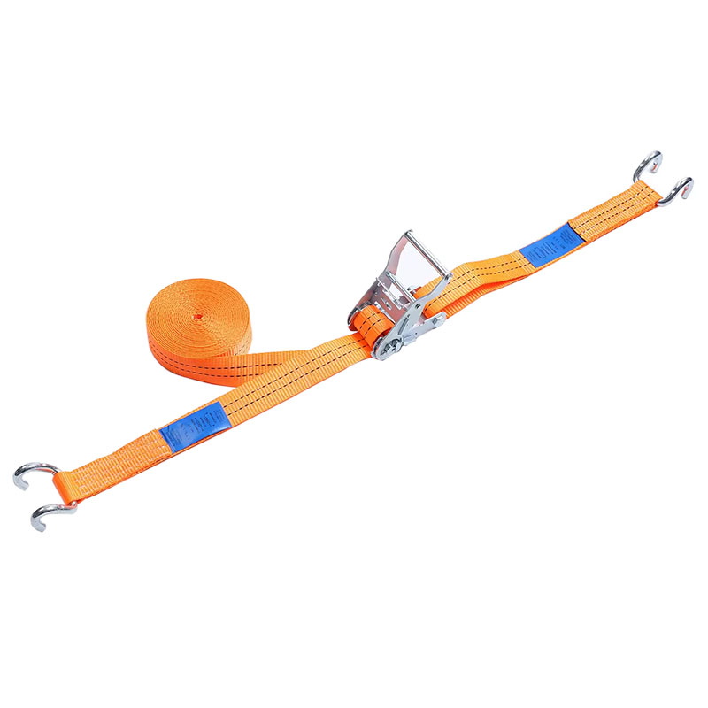 Tay cầm bằng nhôm ngắn kẽm trắng Dây đeo Ratchet 2T Móc chữ U được thiết kế để vận chuyển hàng hóa bằng xe tải phẳng